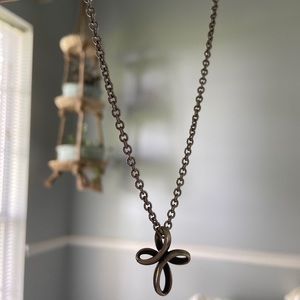 James Avery Eternal Ribbon Cross and 20” Chain